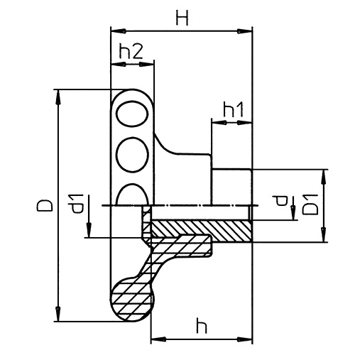 Lanker 10.1601 Sternrad