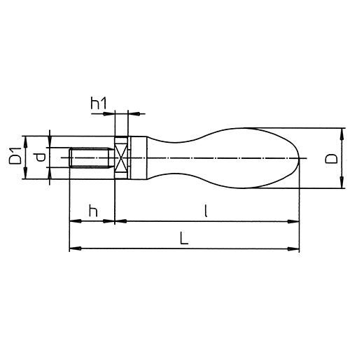 Lanker 10.2305 Ballengriff drehbar