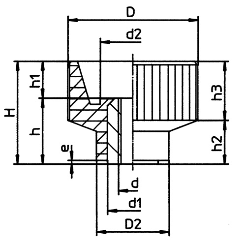 Lanker 10.2604 Rändelmutter