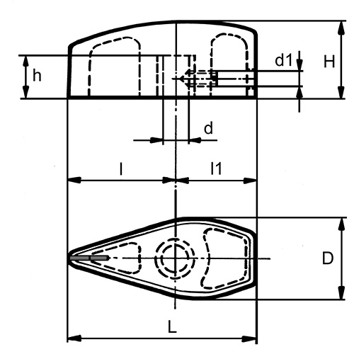 Lanker 10.3204 Pfeilknopf