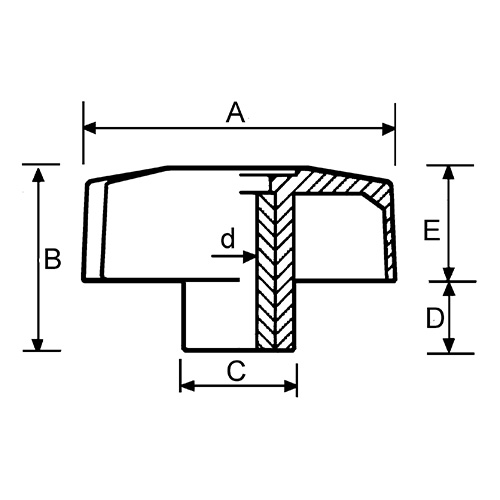 Lanker 10.5419 Dreikant Griff
