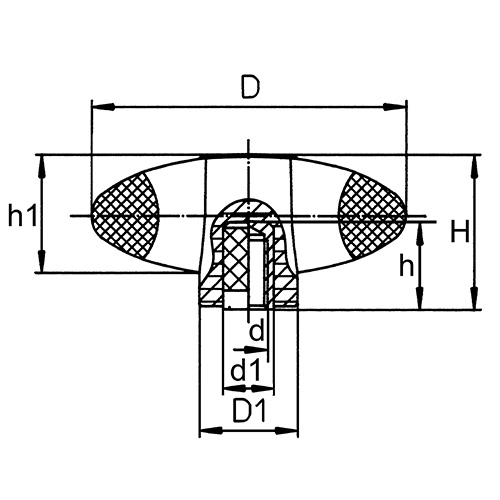 Lanker 10.7000 Flügelmutter