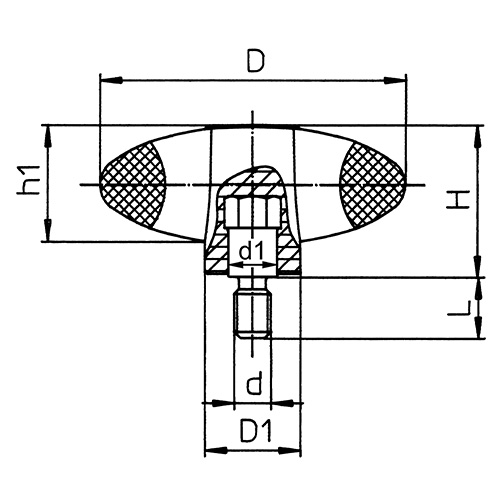 Lanker 10.7002 Flügelschraube