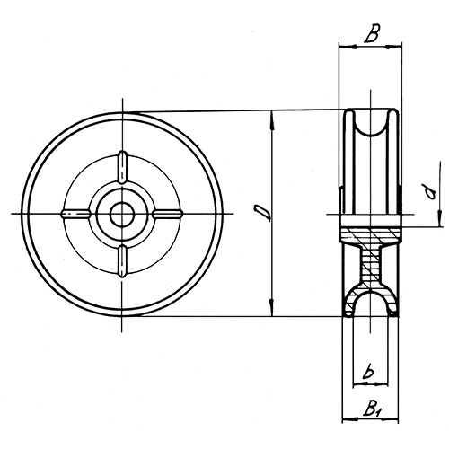 Lanker 10.7604 Seilrolle